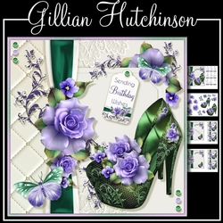 The Floral Green Shoes