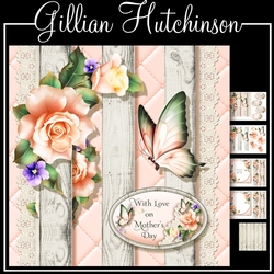 Peach Woodland Butterfly