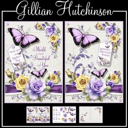 Lilac and Lemon Roses