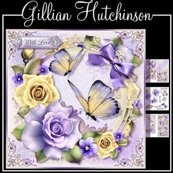 Lilac Butterflies and Bows