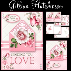 Sending You Love - Pink Roses