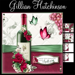 7x7 Drink Red Wine Responsibly...Don`t Spill it!