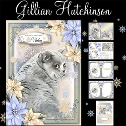Christmas Cat Mini Kit Four