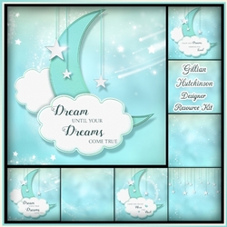 DESIGNER RESOURCE MOON & CLOUDS