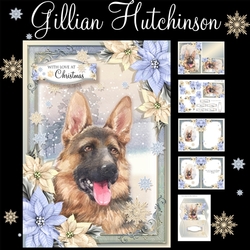 The Christmas German Shepard
