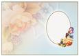 Summer Butterflies & Roses Blank Insert