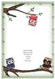 I`ll Always Look Up Twoo You Birthday Insert