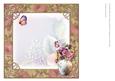 Butterfly & Blooms Blank 8x8 Insert