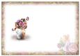 Vase of Roses Blank Insert