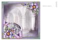 8x8 Moonlit Flowers & Trellis Blank Insert