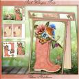 Peach Wellington Boots