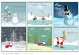 6 Mini Christmas Toppers