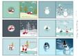6 Cut & Fold Christmas Tags