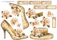 Golden Rose Shoe and Hat