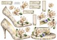 White Rose Shoe and Hat