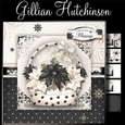 Black & Cream Poinsettia Basket