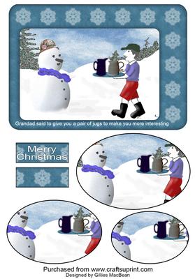 Snowman/woman