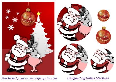 Santa and Friend
