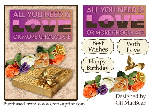 All you need is Chocolate.