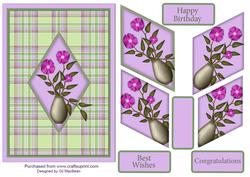Diamond Floral Pyramage