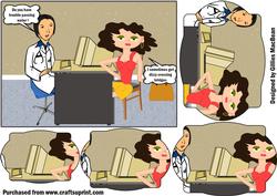 Vera's at the Doctors.