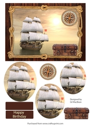 Ship at sea