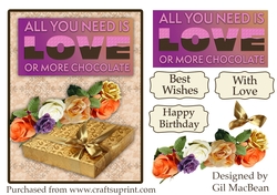 All you need is Chocolate.