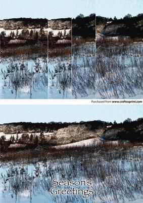 Christmas Snow Covered Moorland