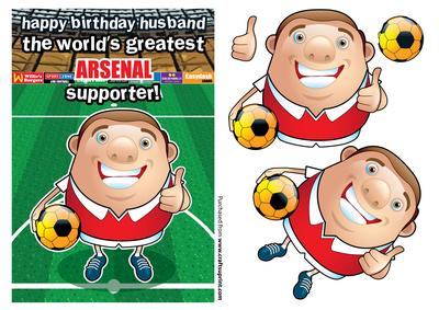 Arsenal Football Club Happy Birthday Husband