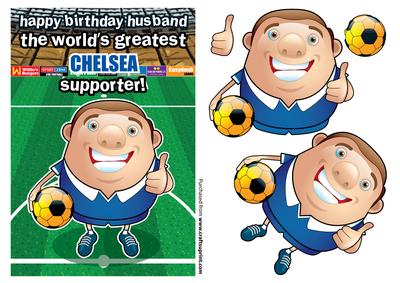 Chelsea Football Club Happy Birthday Husband