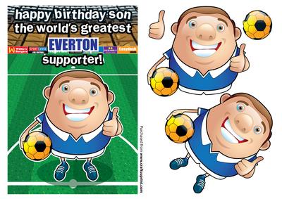 Everton Football Club Happy Birthday Son