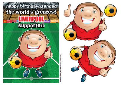 Liverpool Football Club Happy Birthday Grandad