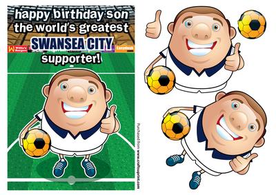 Swansea City Football Club Happy Birthday Son
