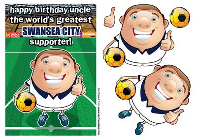 Swansea City Football Club Happy Birthday Uncle