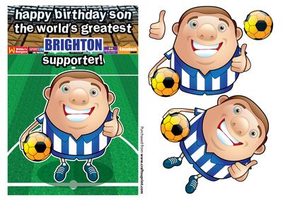 Brighton Football Club Happy Birthday Son