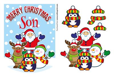 Merry Christmas Son Santa & Friends