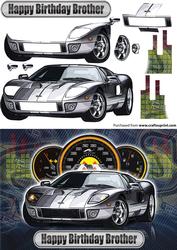 Happy Birthday Brother Ford Sports Car