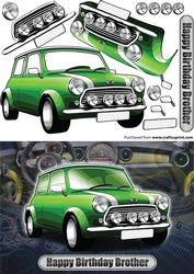 Happy Birthday Brother Mini Classic Green
