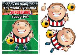 Sunderland Football Club Happy Birthday Dad