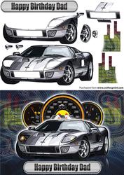 Happy Birthday Dad Ford Sports Car