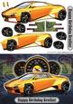 Happy Birthday Brother Lamborghini Embolado Yellow