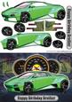 Happy Birthday Brother Lamborghini Embolado Green