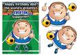 Everton Football Club Happy Birthday Dad