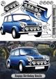 Happy Birthday Uncle Mini Classic Blue