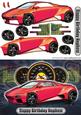 Happy Birthday Nephew Lamborghini Embolado Red