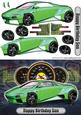 Happy Birthday Son Lamborghini Embolado Green