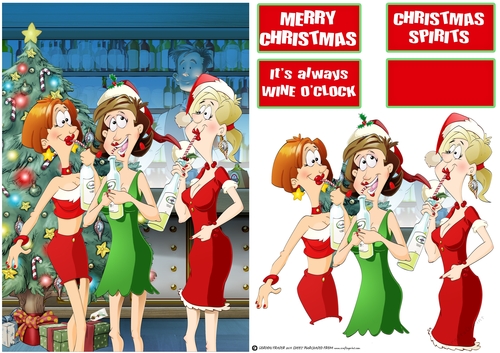 Its Always Wine OClock Christmas