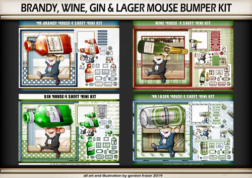 Brandy, Wine, Gin and Lager Mr Mouse Bumper Kit