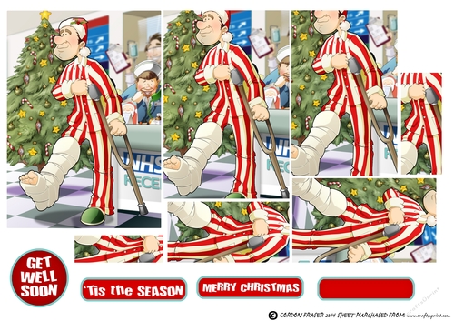 Christmas Broken Leg Dude Pyramid