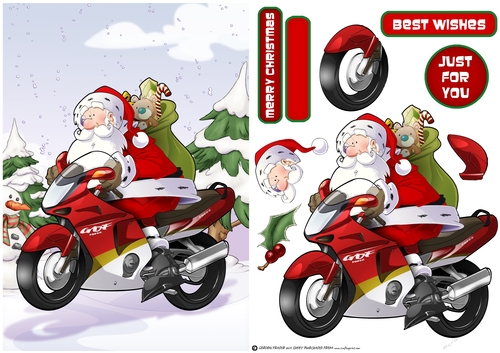 Motorbike Santa